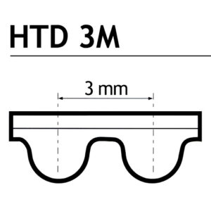 144-3M Cinghie Dentate