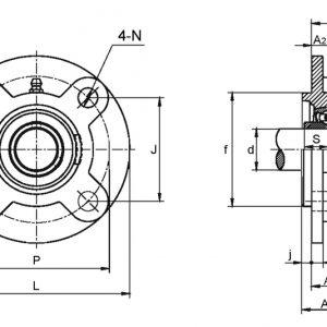 PUCFC207 supporto plastica
